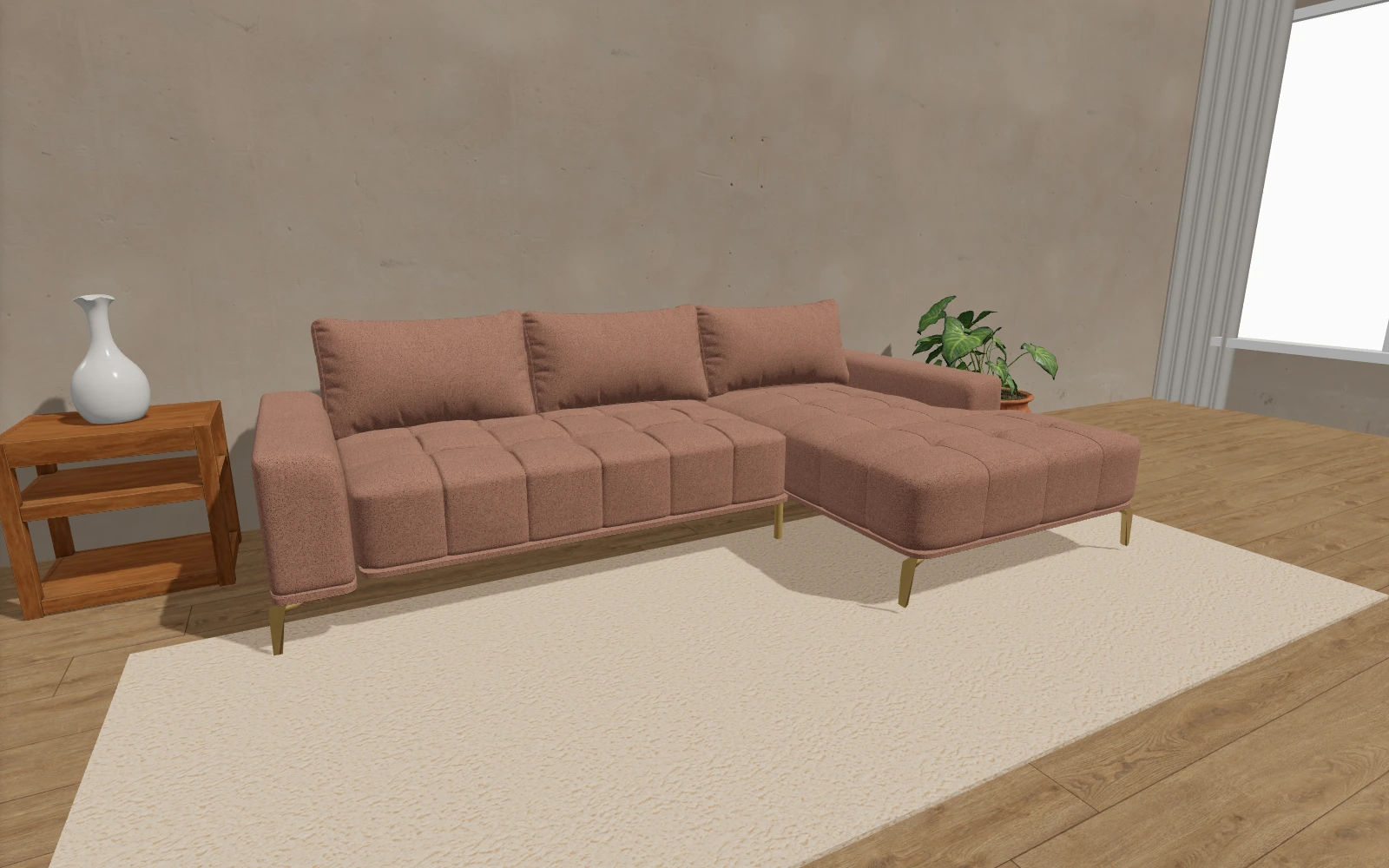Letto 61 · gold legs